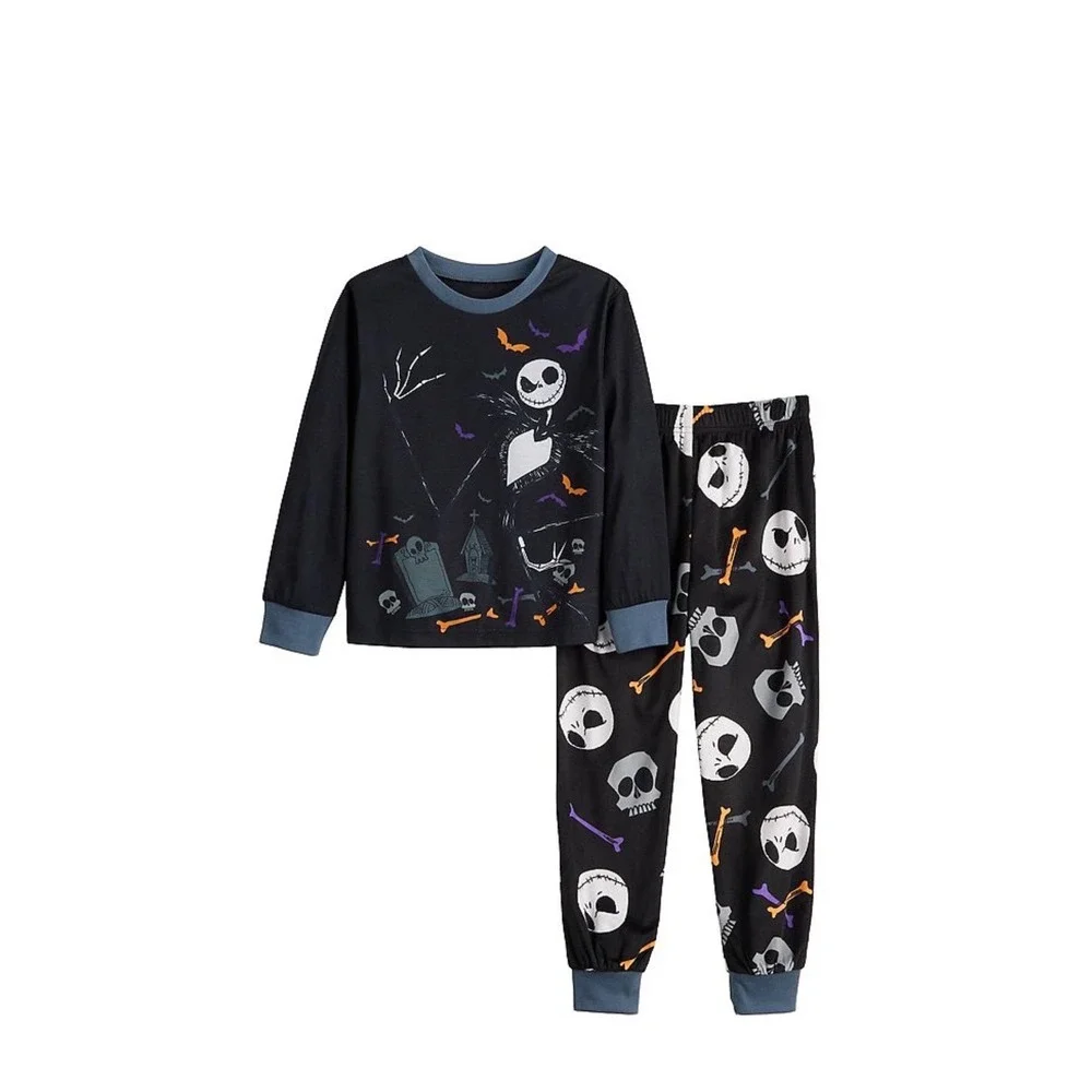 Disney Nightmare Before Christmas Jack Skellington Pajama Set Kids 4 NB157BLLKL